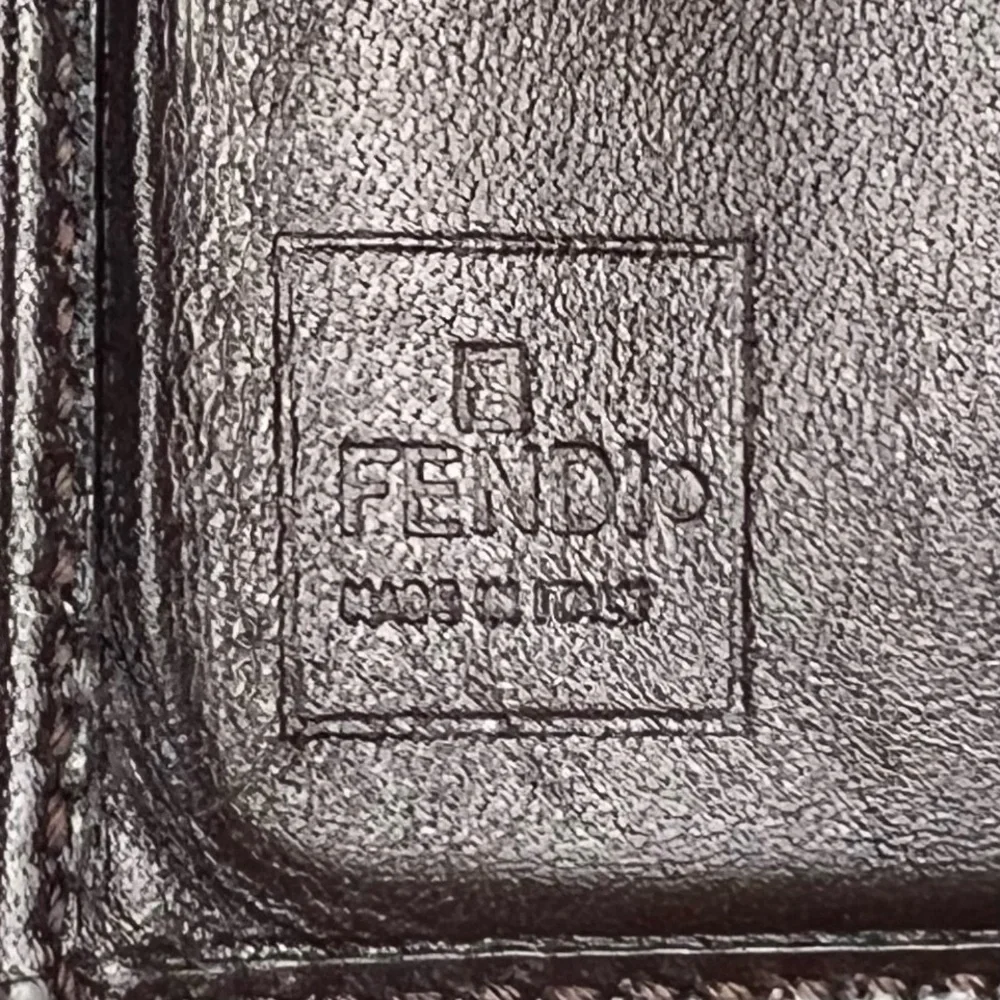 Fendi Brown Leather Wallet